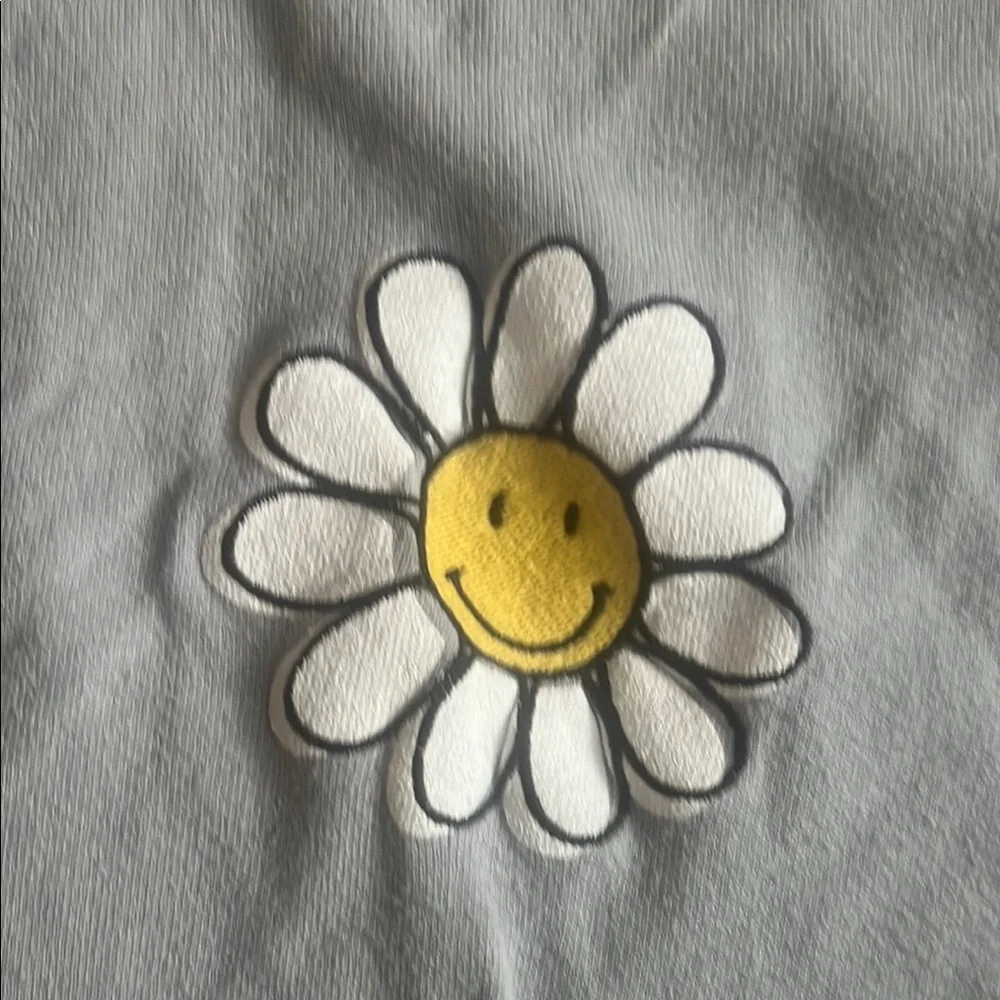 Light Grayish blue Daisy Women's Top - Picture 2 of 2